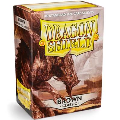 Dragon Shield - Standard Sleeves - Brown (x100)