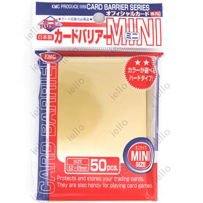 KMC - Mini - SUPER 'Gold' Sleeves (x50)